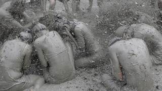 A Festival of Mud for Makeup